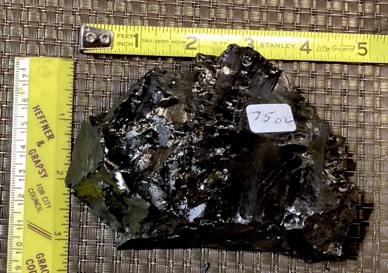 (1) PC. 7.5 OZ. BEAUTIFUL CENTRAL PENNSYLVANIA DEEP MINED ANTHRACITE COAL  #69