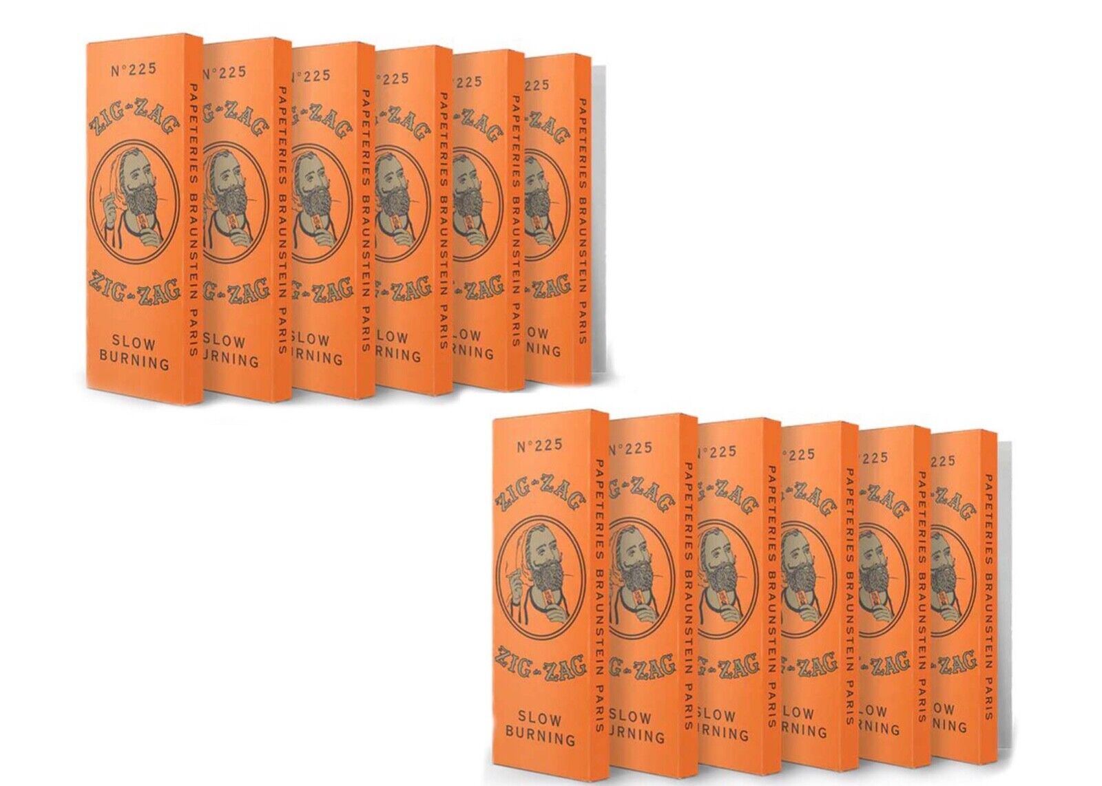 Zig-Zag Rolling Paper French Orange  -11/4-12 Booklets With 32Paper per Each