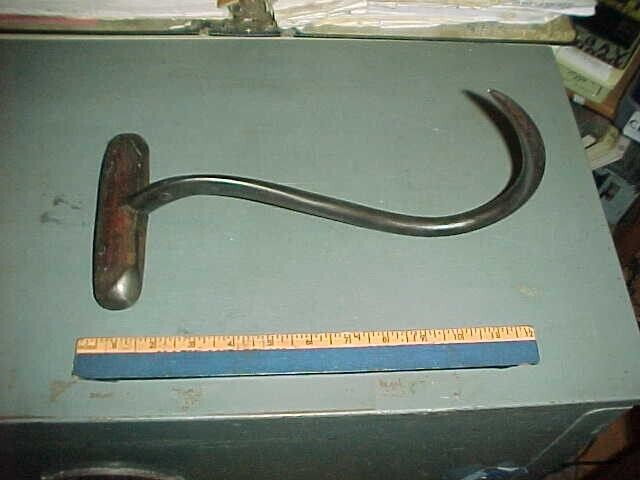 Antique Perfect Handle Meat Hay Hook \