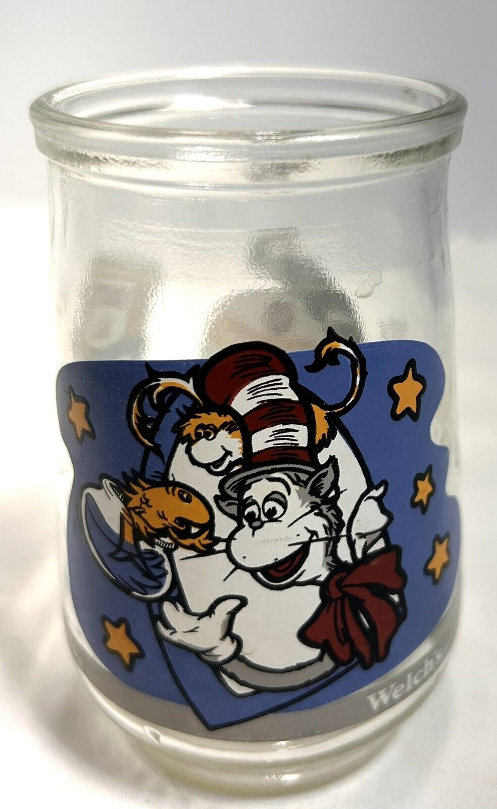 Vtg Welch\'s Jelly Jars Dr Seuss Cat In The Hat