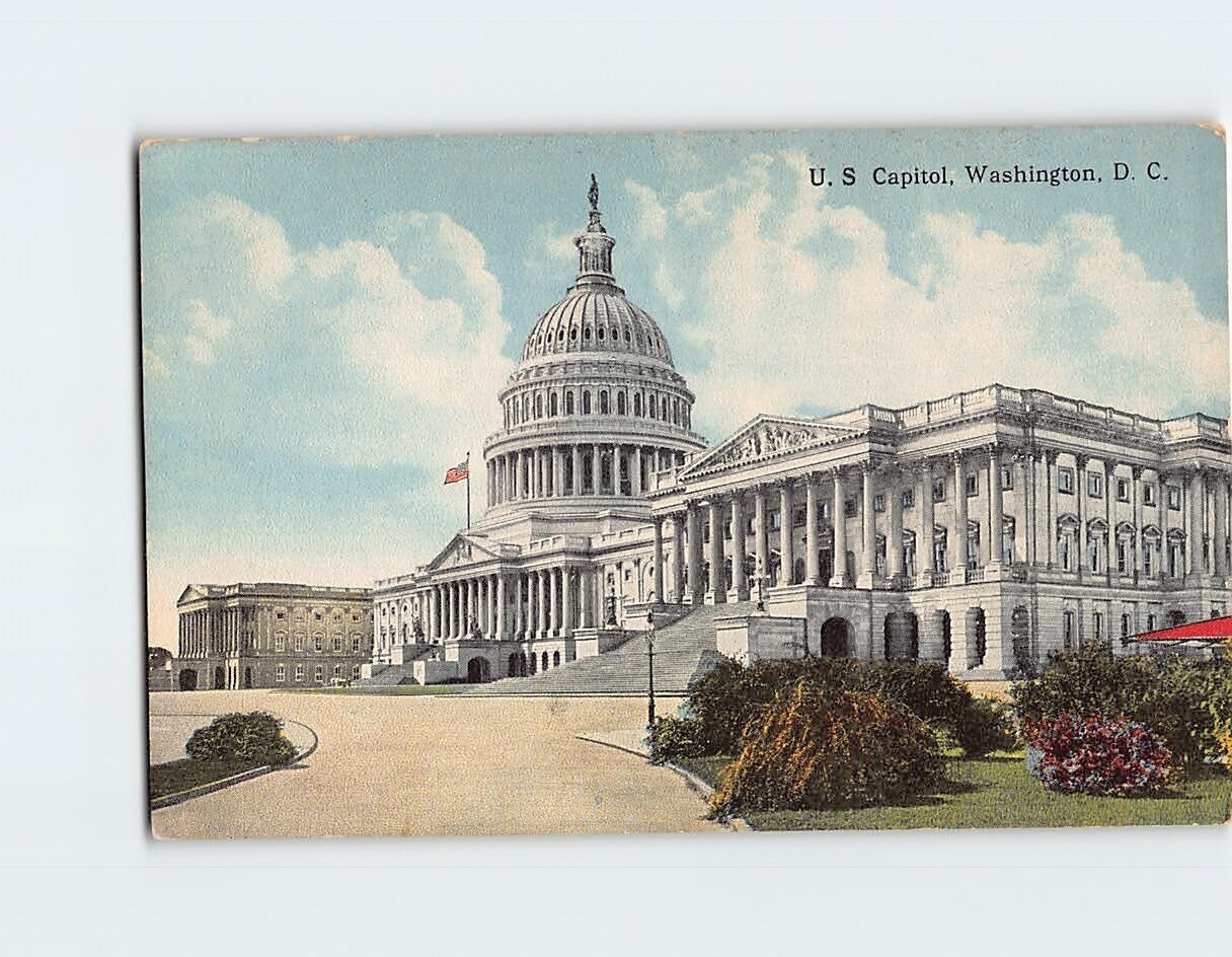 Postcard U. S. Capitol, Washington, District of Columbia