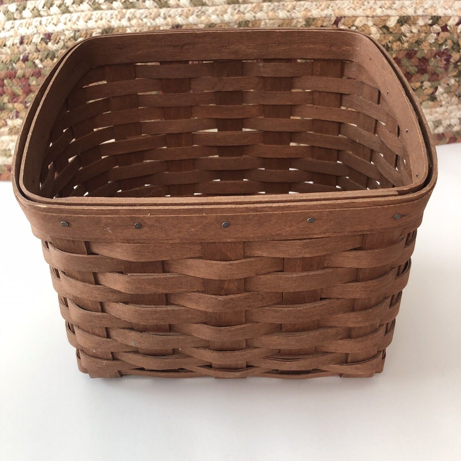 LONGABERGER  Basket TV TIME With Protector ~ Rich Brown ~2007