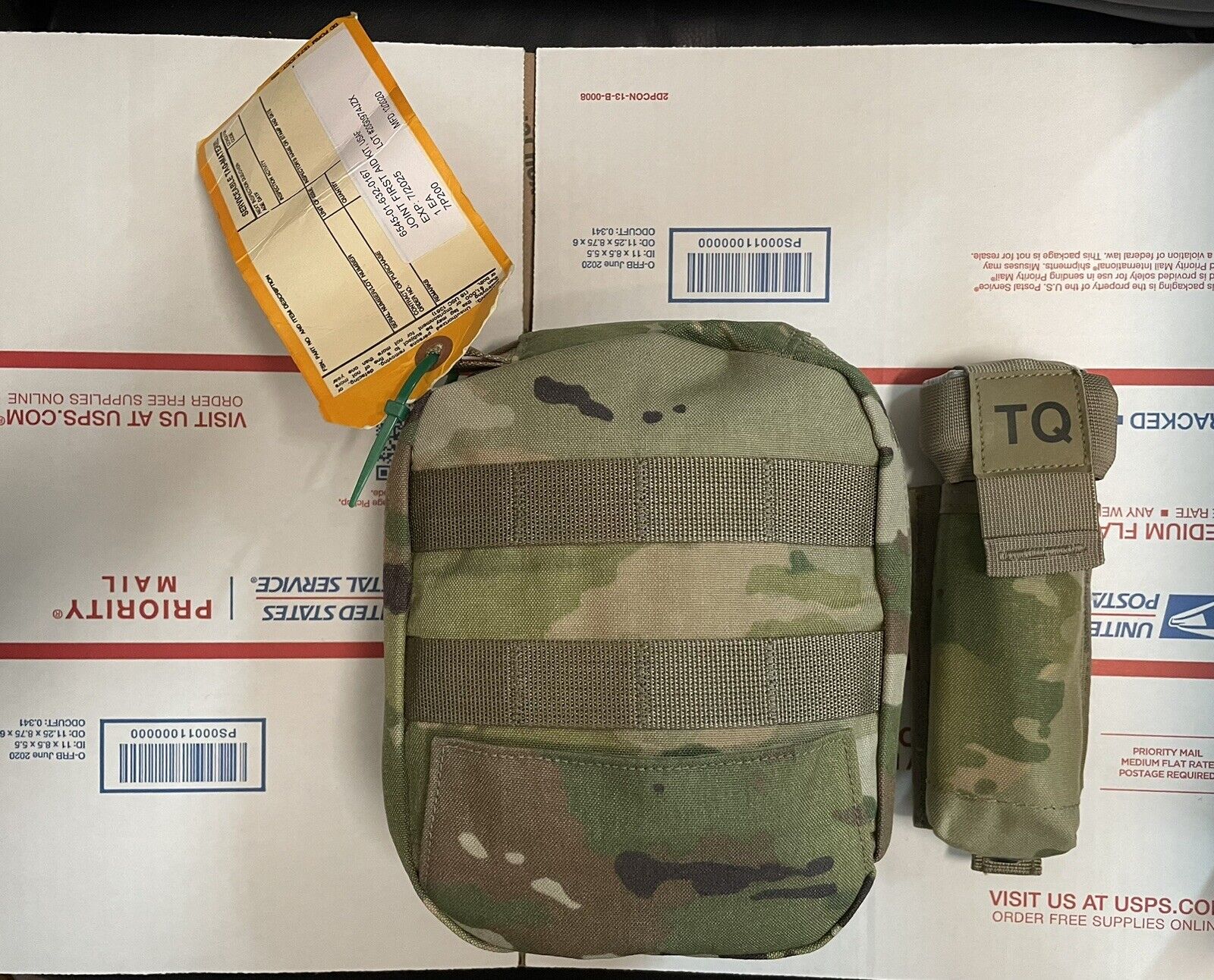 US AIR FORCE OCP JFAK (JOINT FIRST AID KIT) POUCH W/ Contents