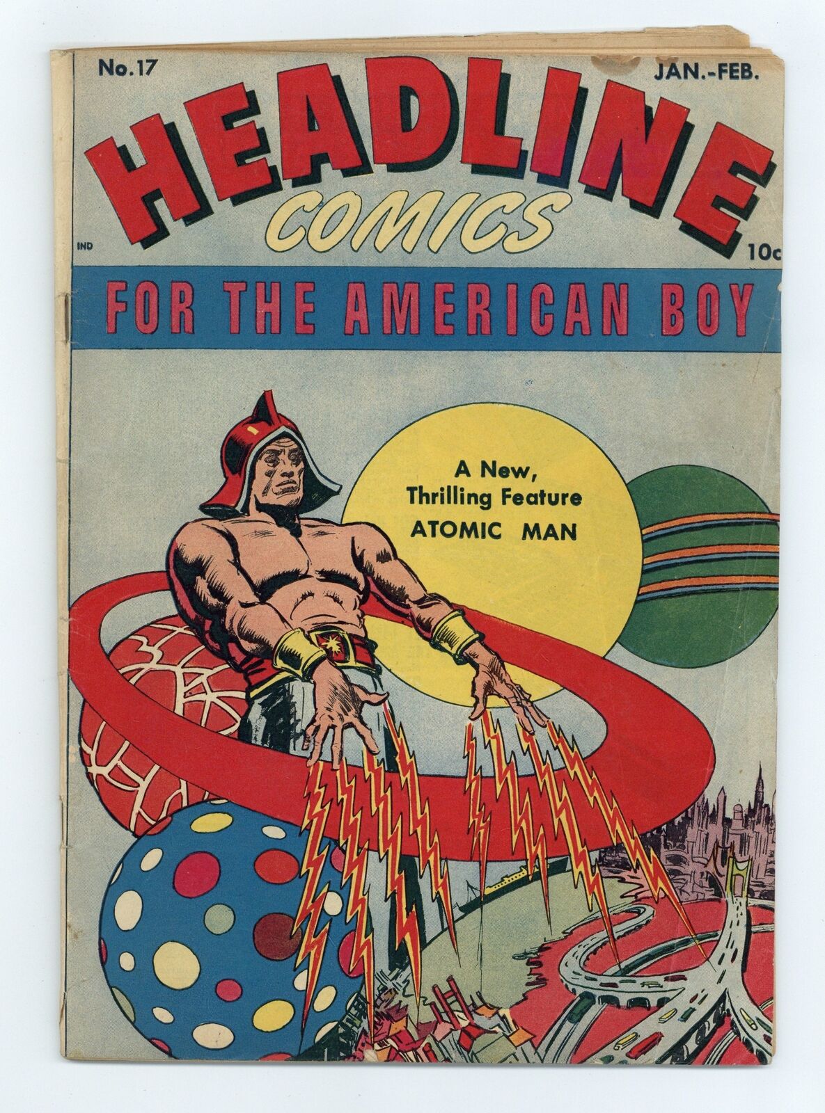 Headline Comics #17 GD+ 2.5 1945