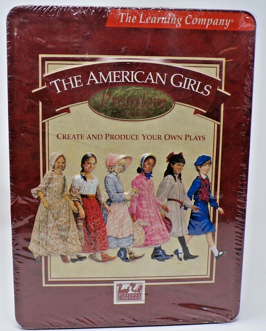 The American Girls Premiere Tin PC CD ROM Windows MAC 1998 The Learning Company