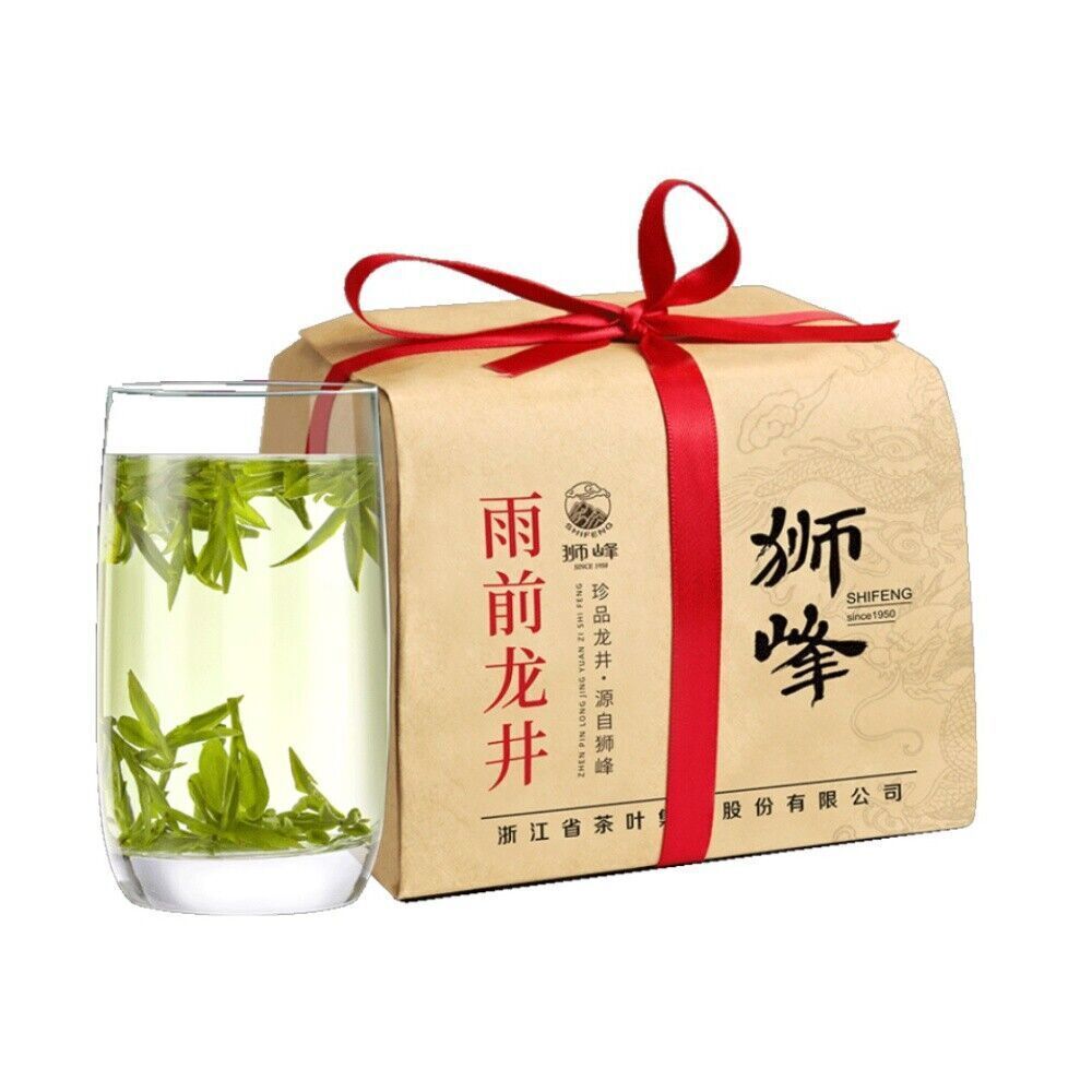 绿茶雨前龙井茶叶 250g 狮峰牌龙井 Yuqian Longjing Tea Chinese Tea Green Tea Shifeng Longjing