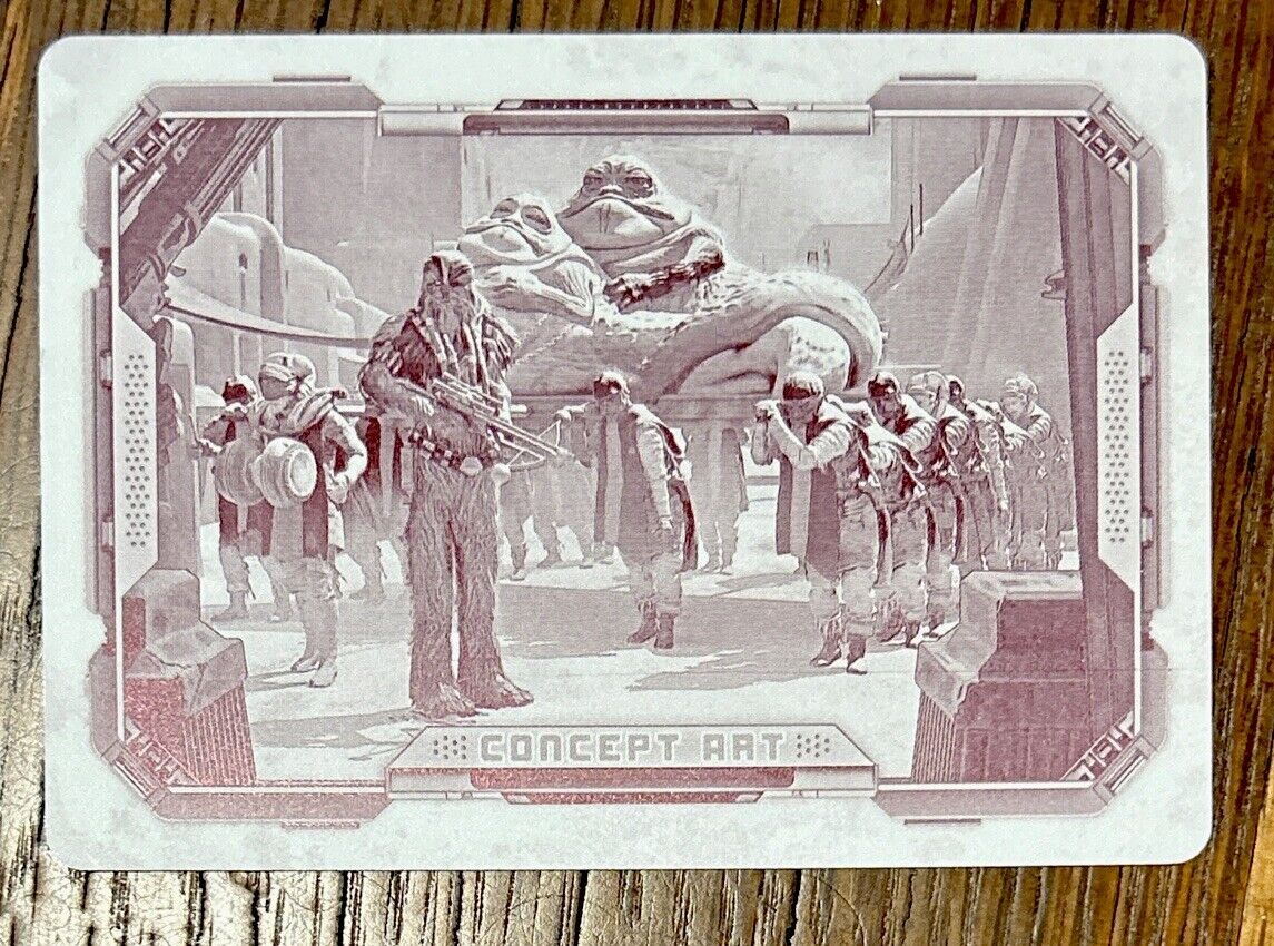2022 Topps Star Wars Book Of Boba Fett Magenta Printing Plate 1/1 Twins Concept