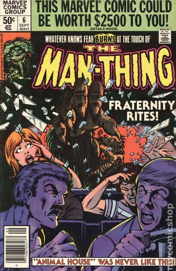Man-Thing #6 FN+ 6.5 1980 Stock Image