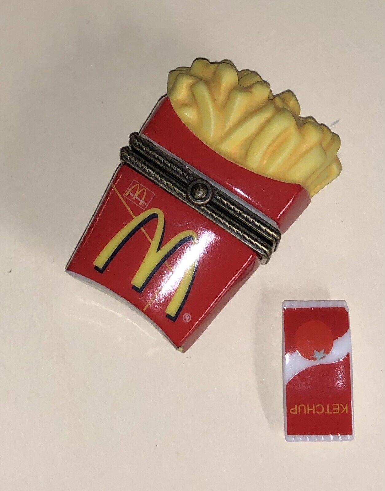 PHB Hinged Trinket Box McDonald’s French Fries W/Ketchup Trinket