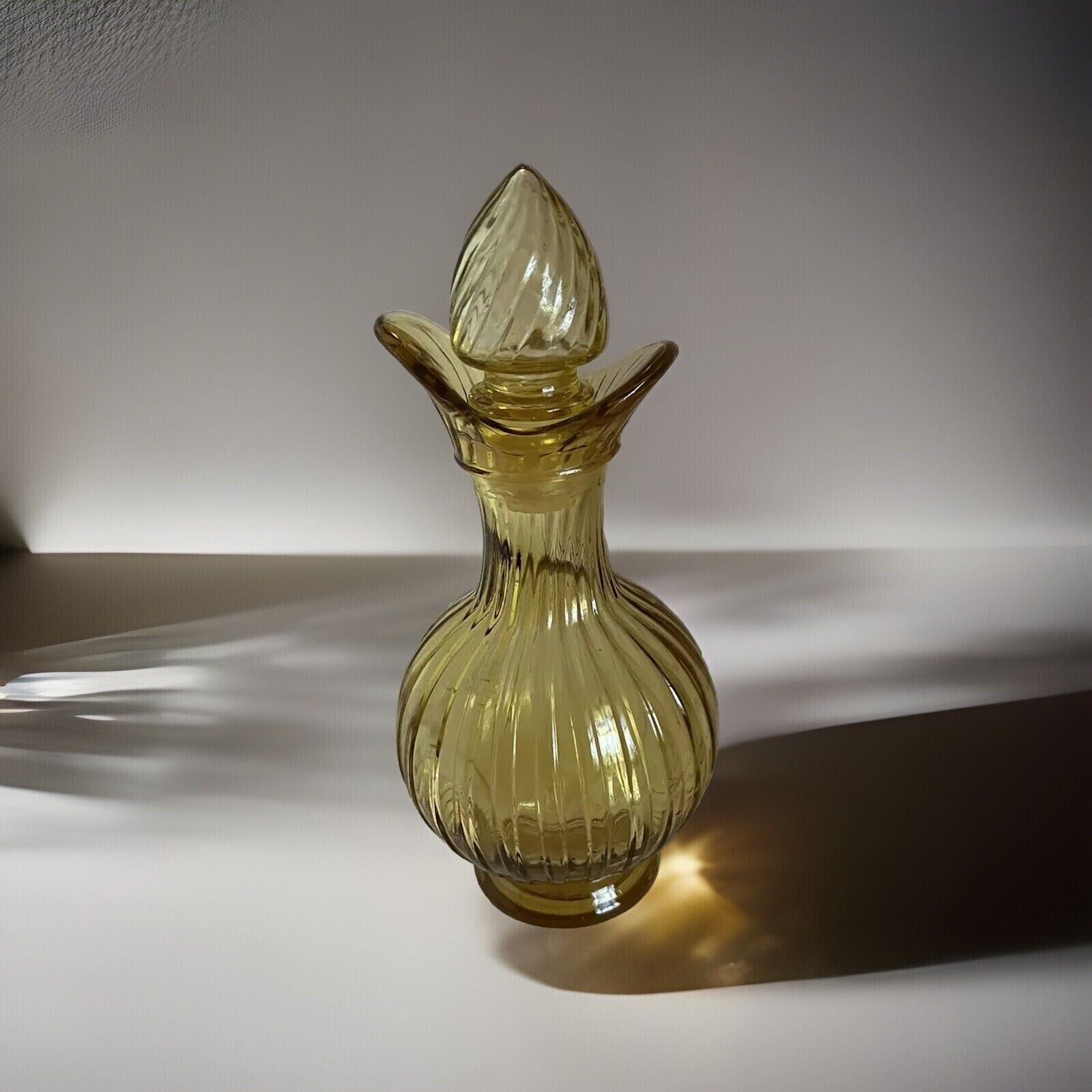 Amber Glass Cruete by AVON
