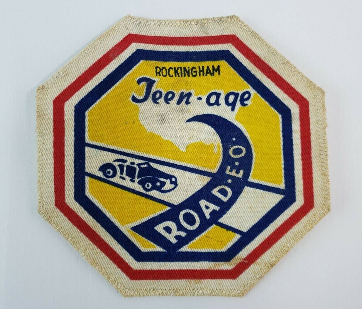 Vintage Teenage Roadeo Rockingham NC North Carolina Motor Speedway Patch 70s/80s