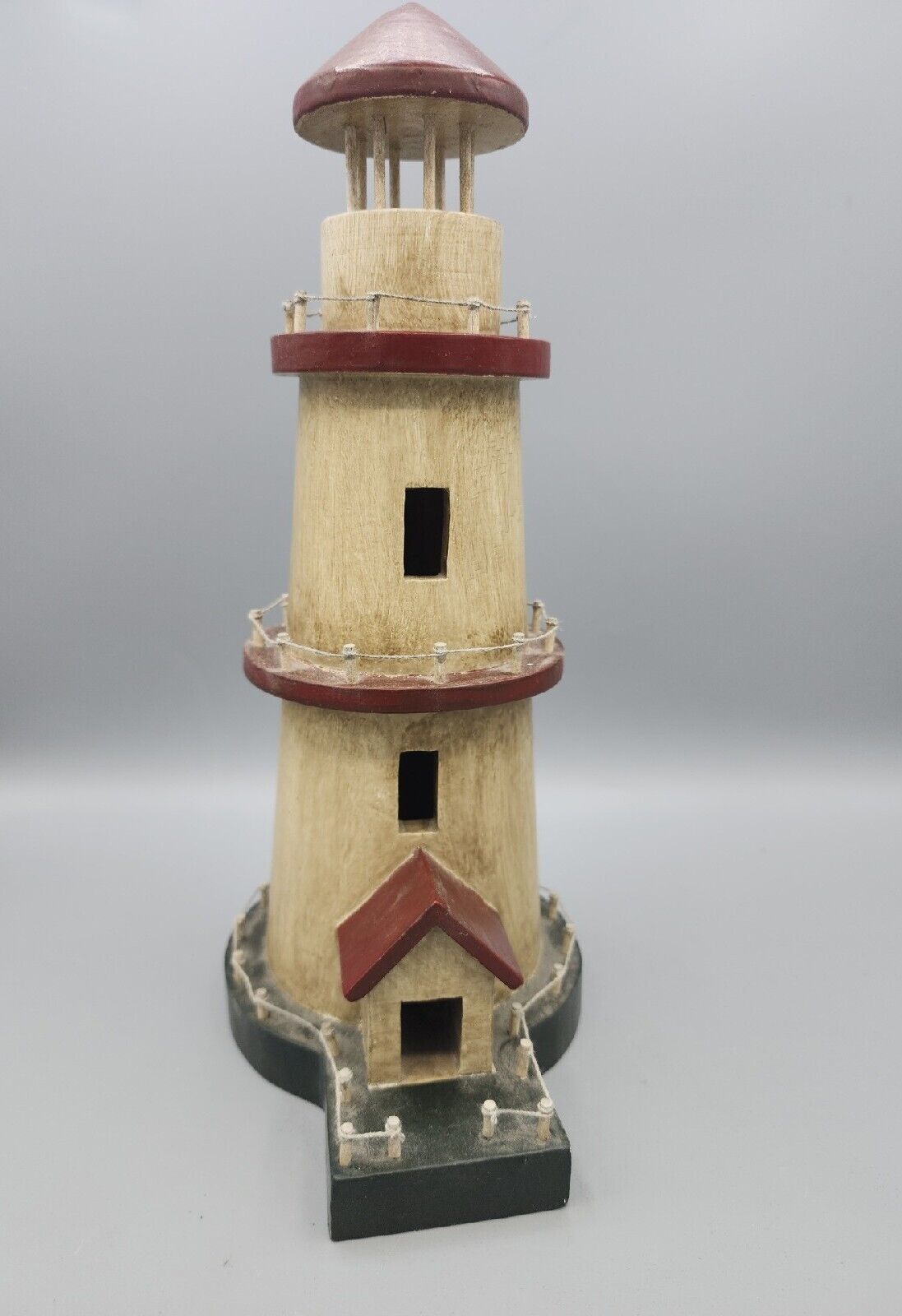 The Heritage Mint Ltd Collectibles Wooden Light House Rustic Nautical Home Decor