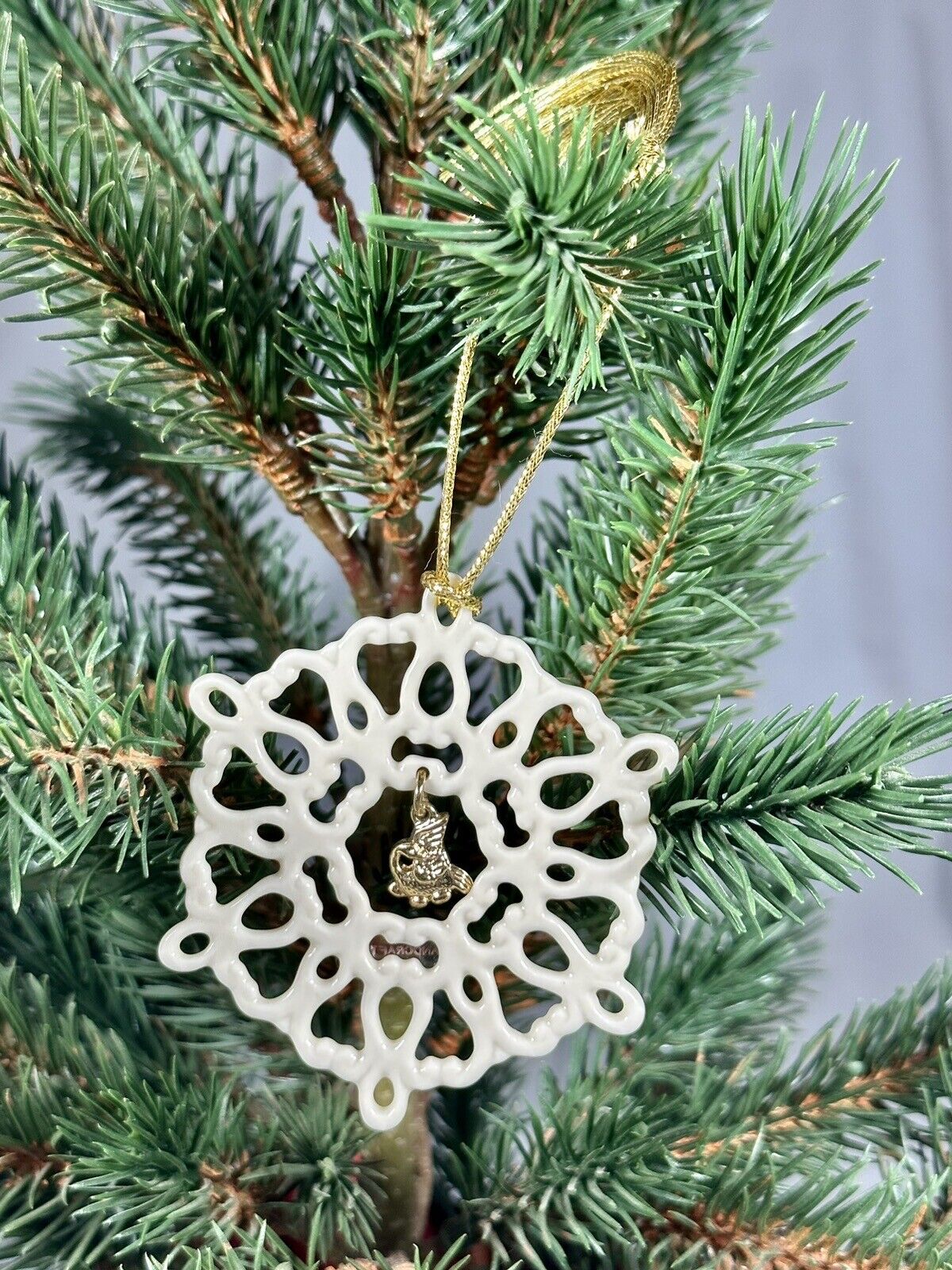 Lenox Twelve Gifts Of Christmas 7 Seven Swan Swimming Snowflake 12 Days Ornament