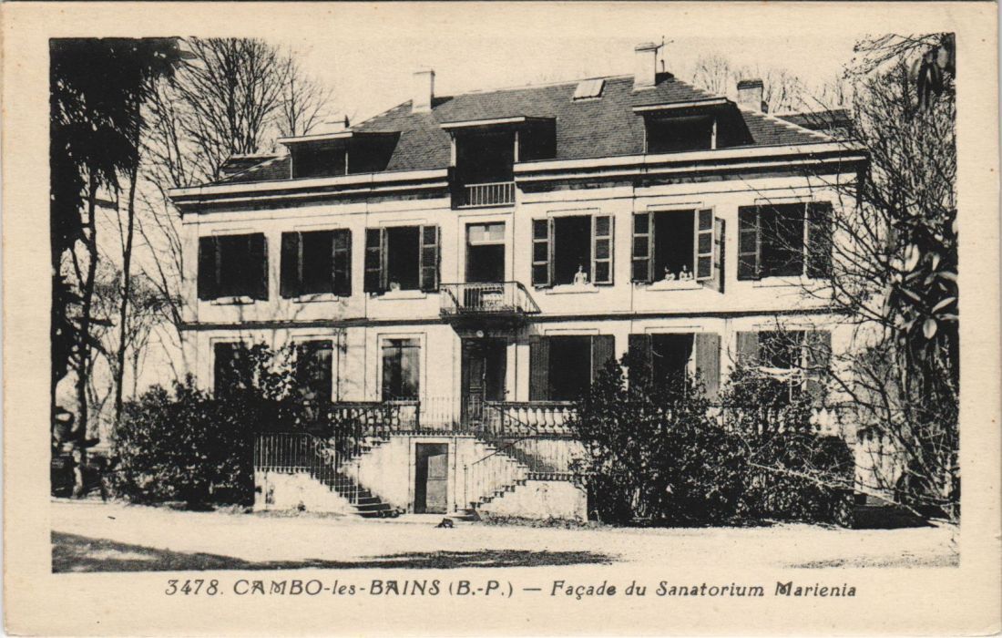CPA AK Cambo les Bains Facade du Sanatorium Marienia FRANCE (1131699)