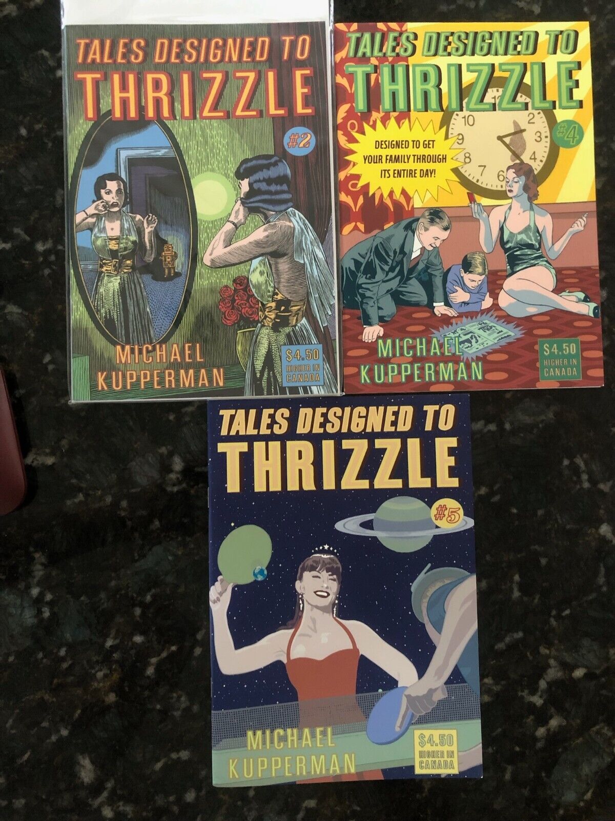 Fantagraphics TALES DESIGNED TO THRIZZLE #2 + 4-8 Michael Kupperman 6 comic lot
