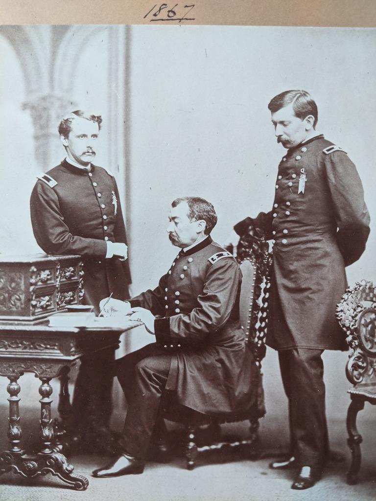 1867 CIVIL WAR, INDIAN WAR, GEN SHERIDAN, JS CROSBY, JW F FORSYTH gift DR YARROW