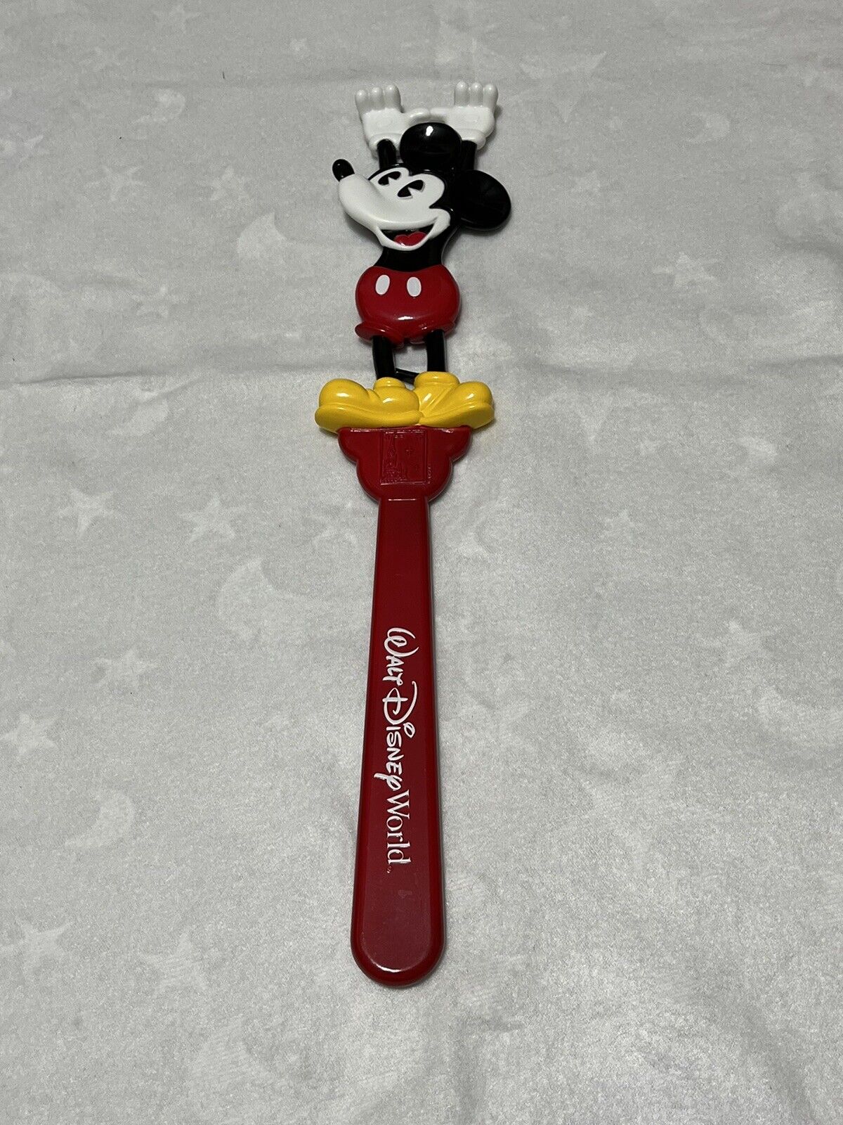 Vintage Walt Disney World Mickey Mouse Back Scratcher Red Handle
