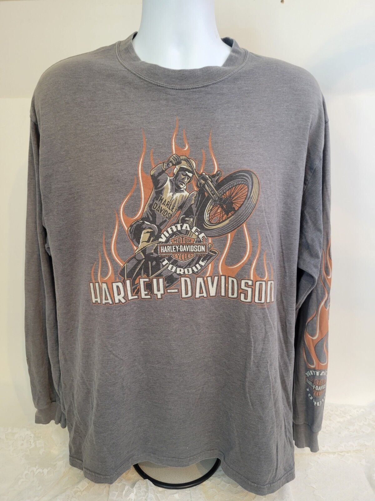 Harley-Davidson Ventura Camarillo CA Long Sleeve Pullover Shirt Men's Size XL