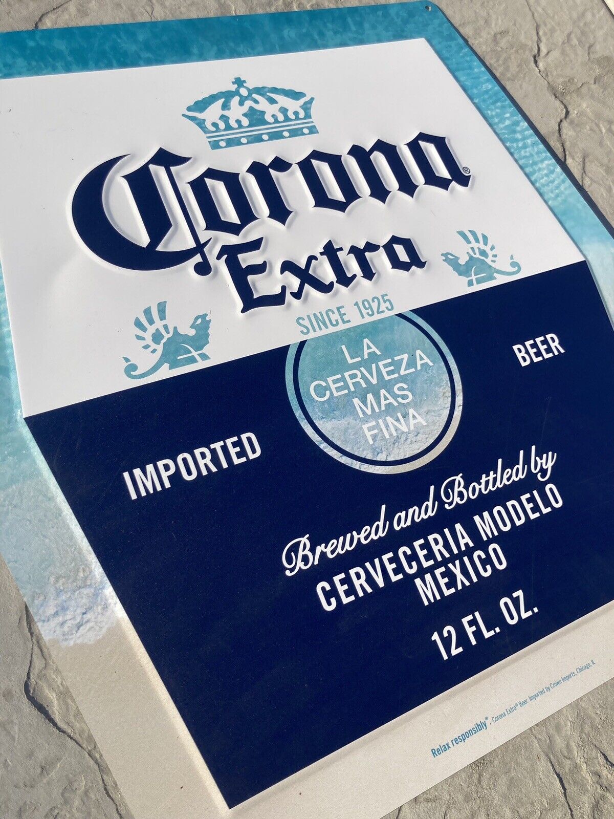 🔥 New Corona Beach Sponsored Mexico Import Beer metal Tin Tacker beer sign Lot