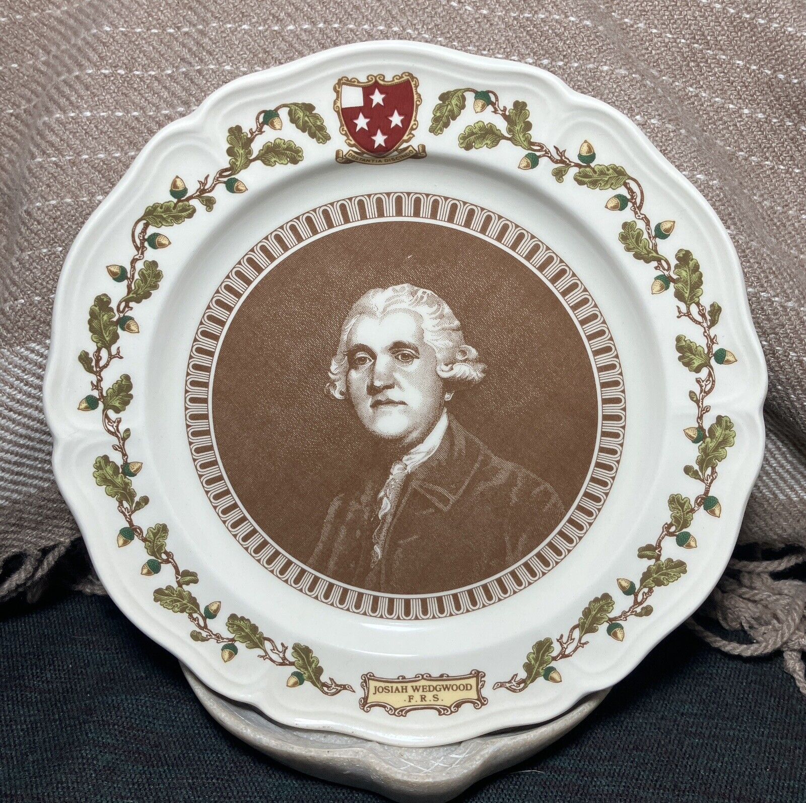Wedgwood Collectors Plate JOSIAH WEDGWOOD 1730 - 1795