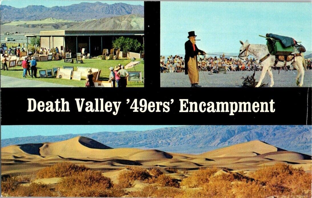Vintage postcard - Death Valley \'49ers\' Encampment unposted