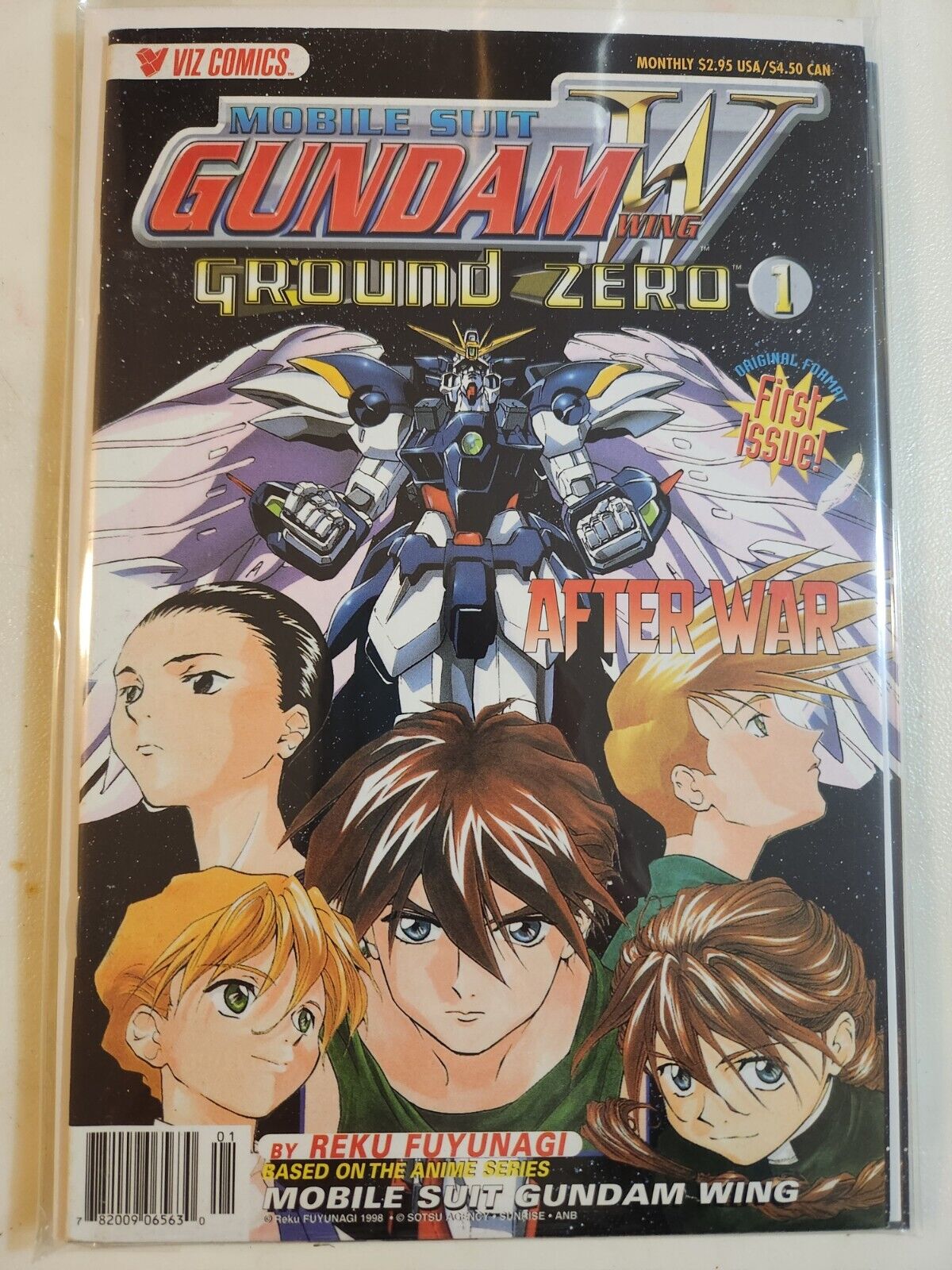 Mobile Suit Gundam Wing: Ground Zero #1 VIZ COMIC BOOK 7.0 AVG V31-44
