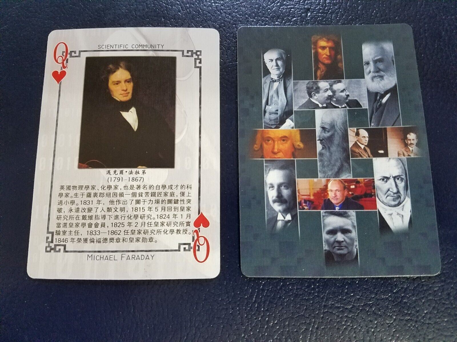 Michael Faraday Scientist Scientific Community Playing Card