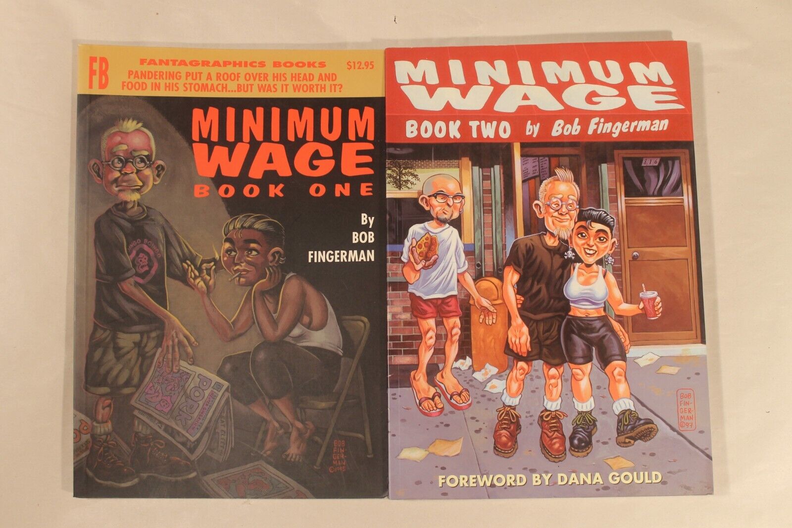 Minimum Wage Books 1 & 2 by Bob Fingerman (Paperback, Very Good)