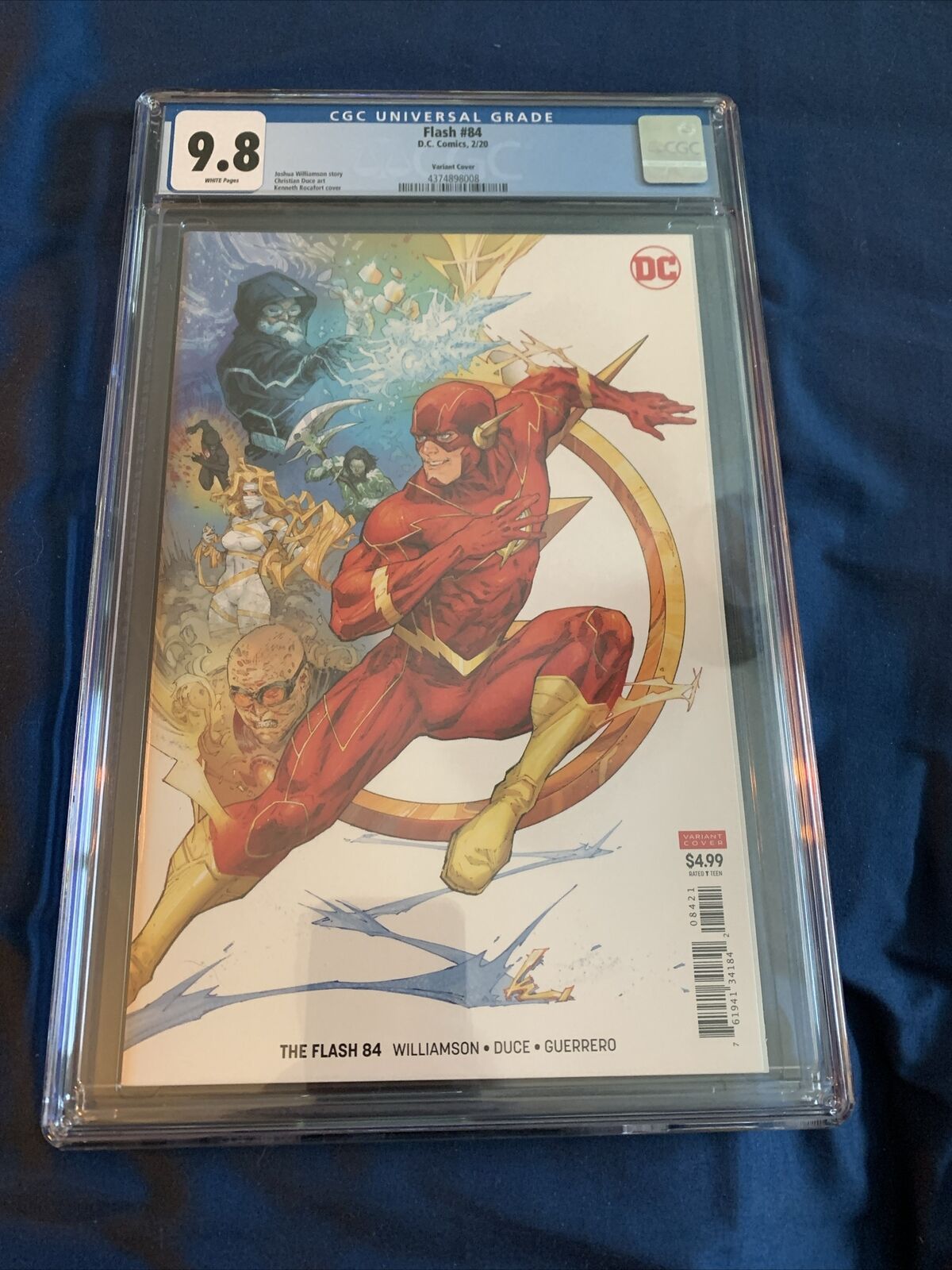 CGC 9.8 DC Flash 84 Rare Rocafort Variant 2020 Awesome Only 1 In Grade 
