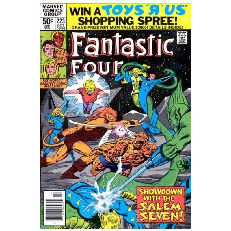Fantastic Four (1961 series) #223 Newsstand in VF + condition. Marvel comics [o,