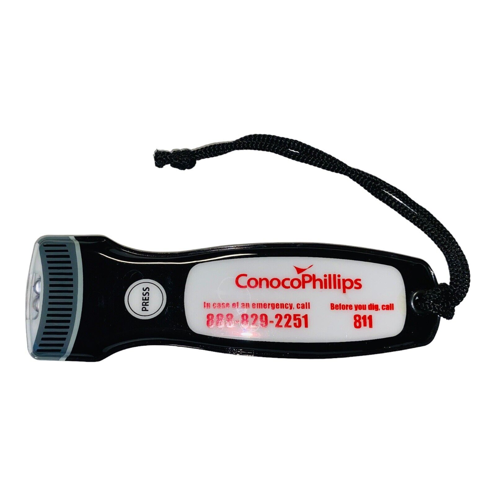 ConocoPhillips Advertising Magnet Flashlight Blue Light Conoco Phillips 66 A169