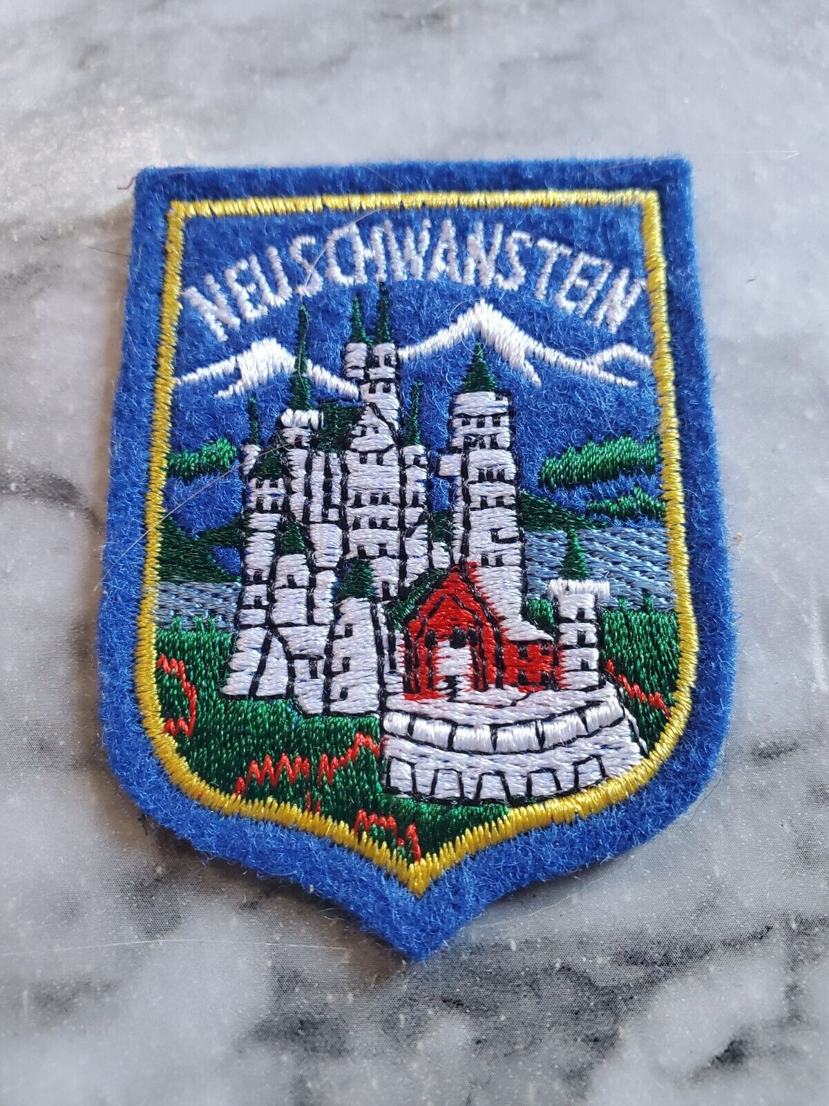 Schloss Neuschwanstein Castle Bavaria Germany Patch Badge 