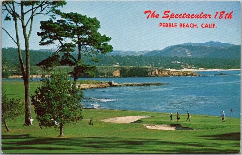 c1960s PEBBLE BEACH, California Postcard 