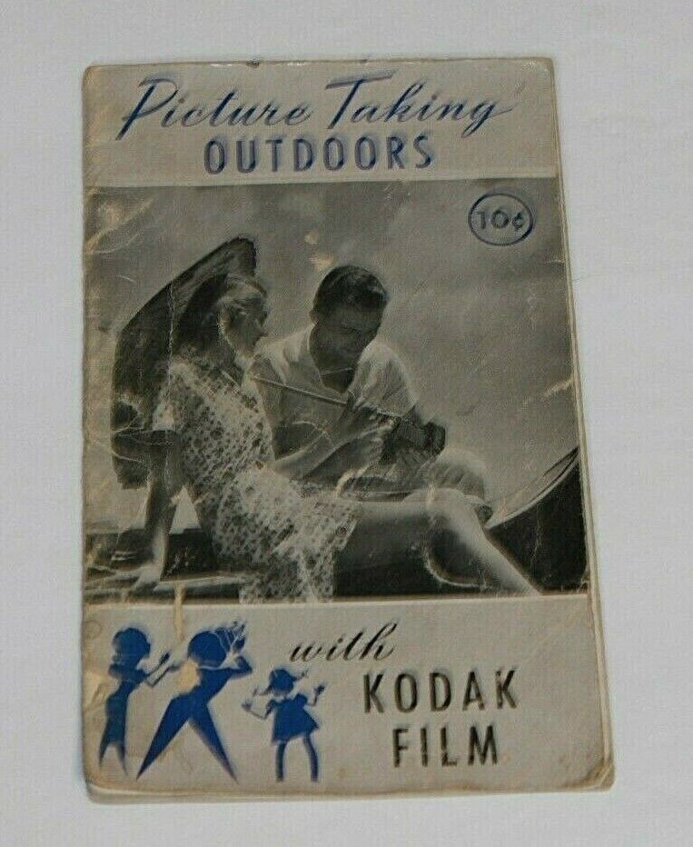 Vintage Camera Brochure Picture Taking Outdoors With Kodak Films
