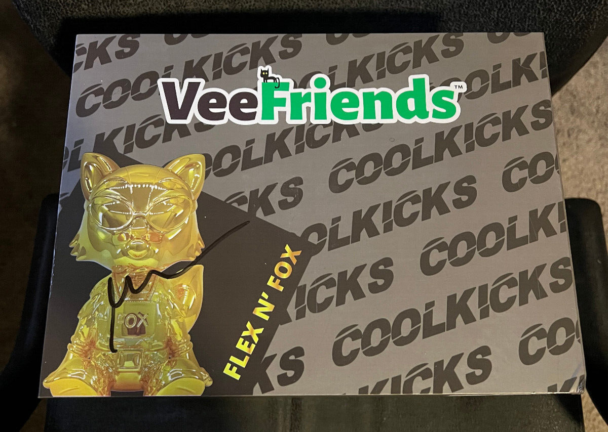 Veefriends x Coolkicks Collab Flex N’ Fox Figurine Brand New In Box by Gary Vee