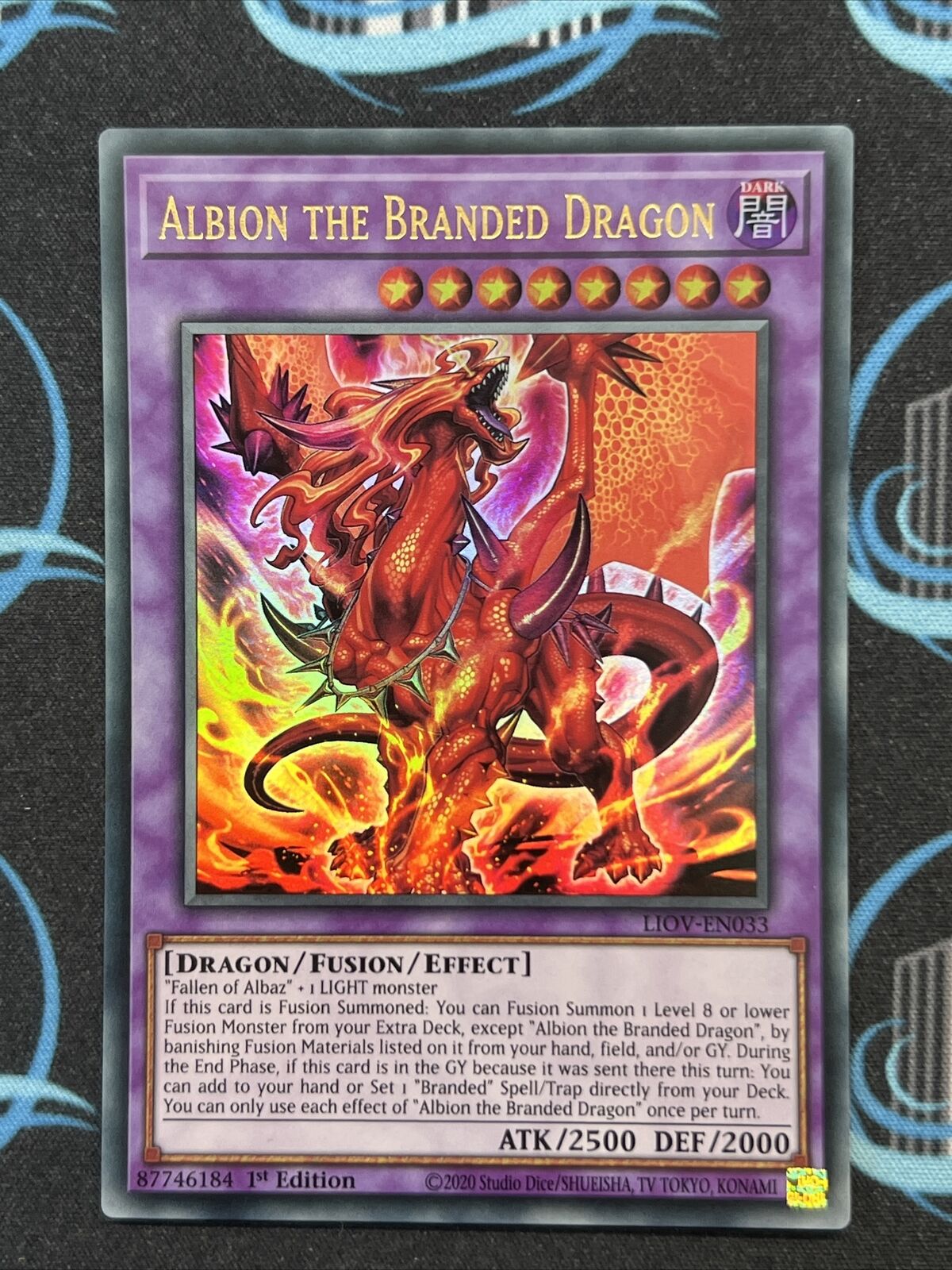 Yugioh Albion The Branded Dragon LIOV-EN033 Ultra Rare 1st Ed NM/LP