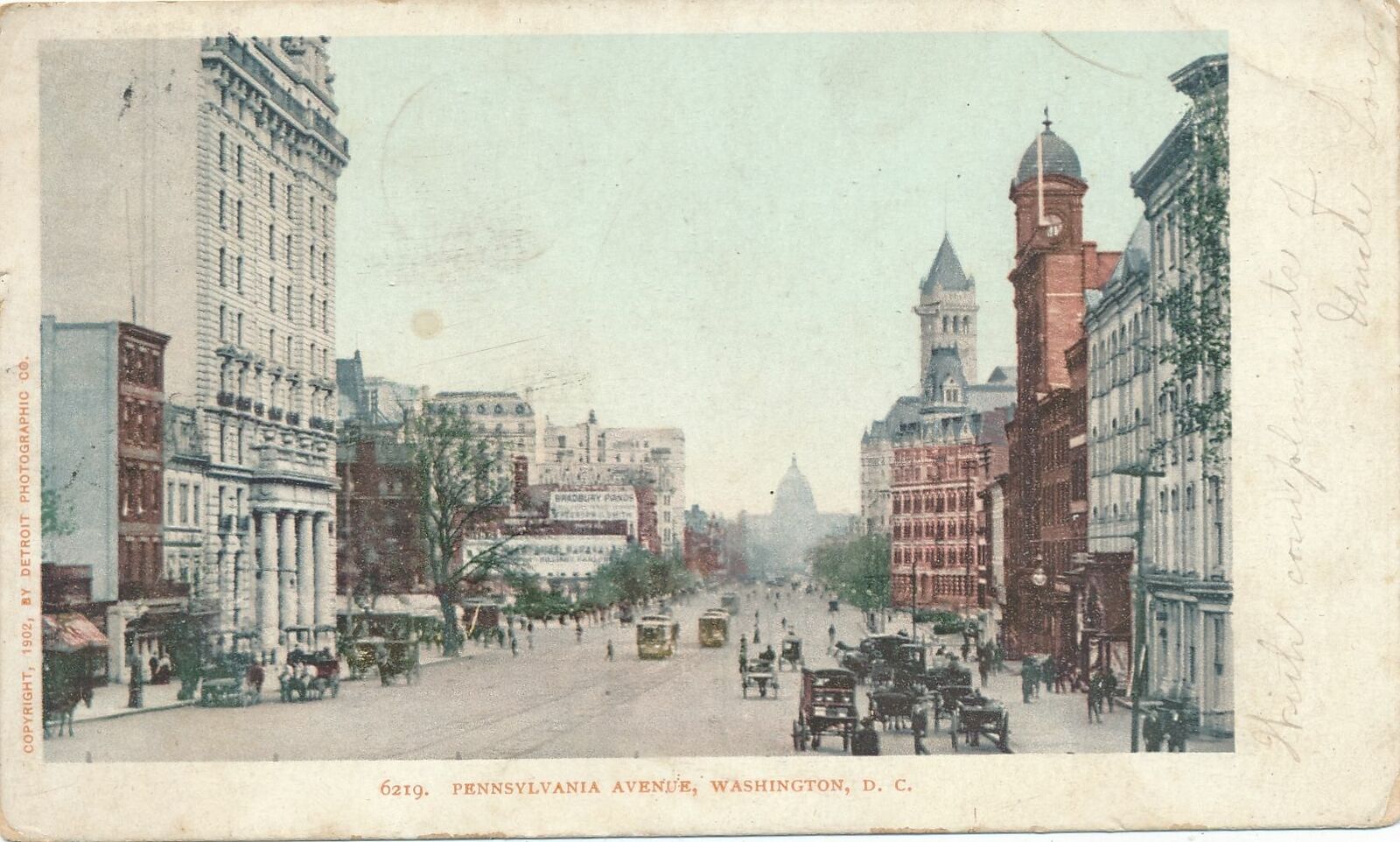 WASHINGTON DC - Pennsylvania Avenue - udb - 1905