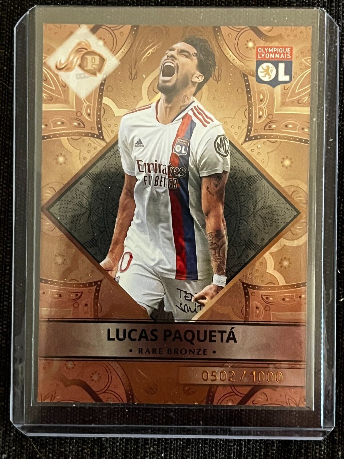 PANINI FC FOOTBALL CARDS ULTRA PREMIUM LUCAS PARALLEL BRONZE PACKAGE 502/1000