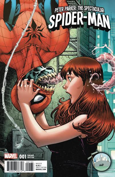 PETER PARKER SPECTACULAR SPIDER-MAN #1 TODD NAUCK NYCC COLOR VARIANT MARY JANE