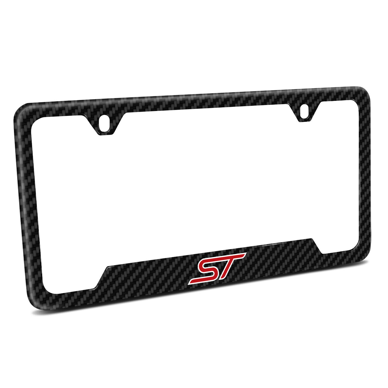 Ford Focus ST Carbon Fiber Texture ABS 50 States License Plate Frame