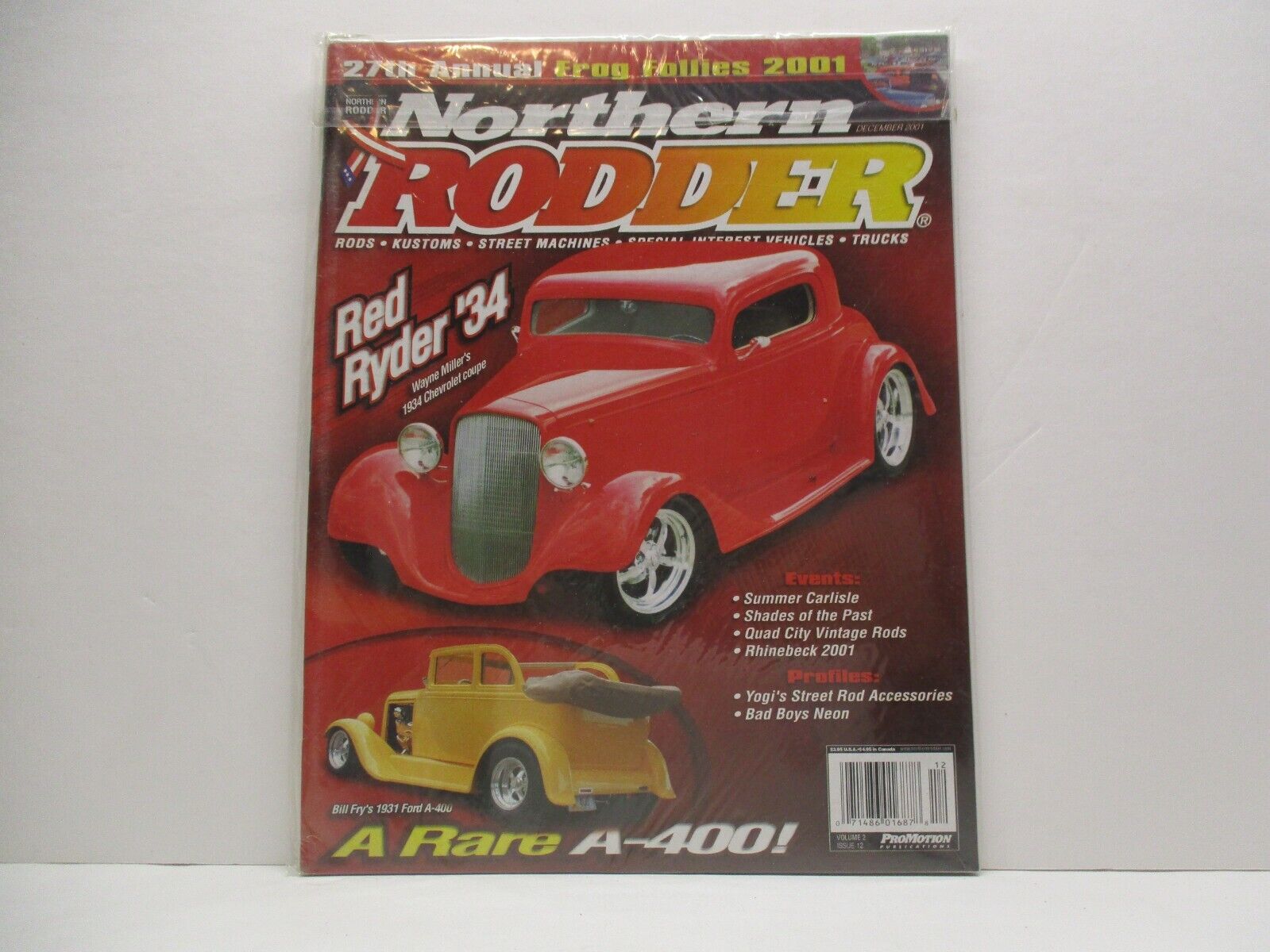 Dec. 2001  Northern Rodder Magazine Parts Tires Trucks Rat Rod Ford Chevy Dodge