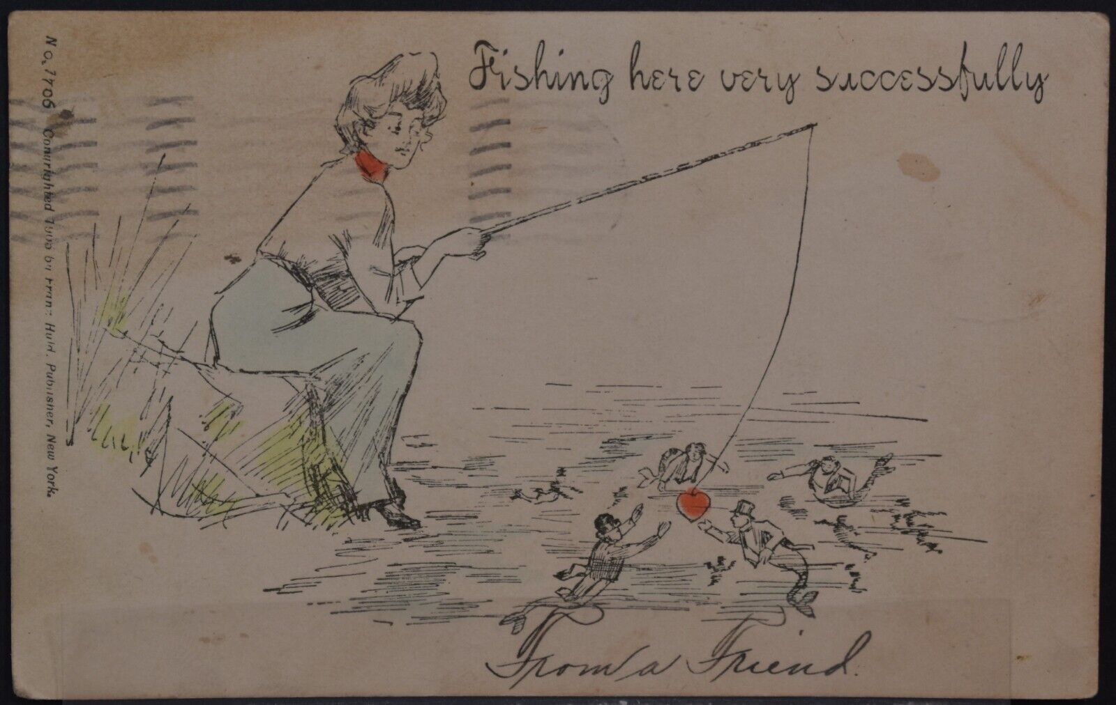 Fishing Here Very Successfully - 1905