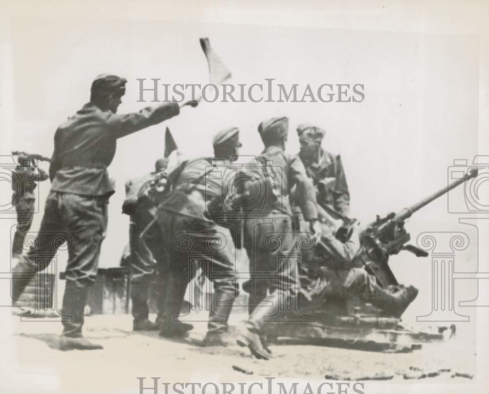 1939 Press Photo German air force maneuvers in Burgenland, Germany, World War II