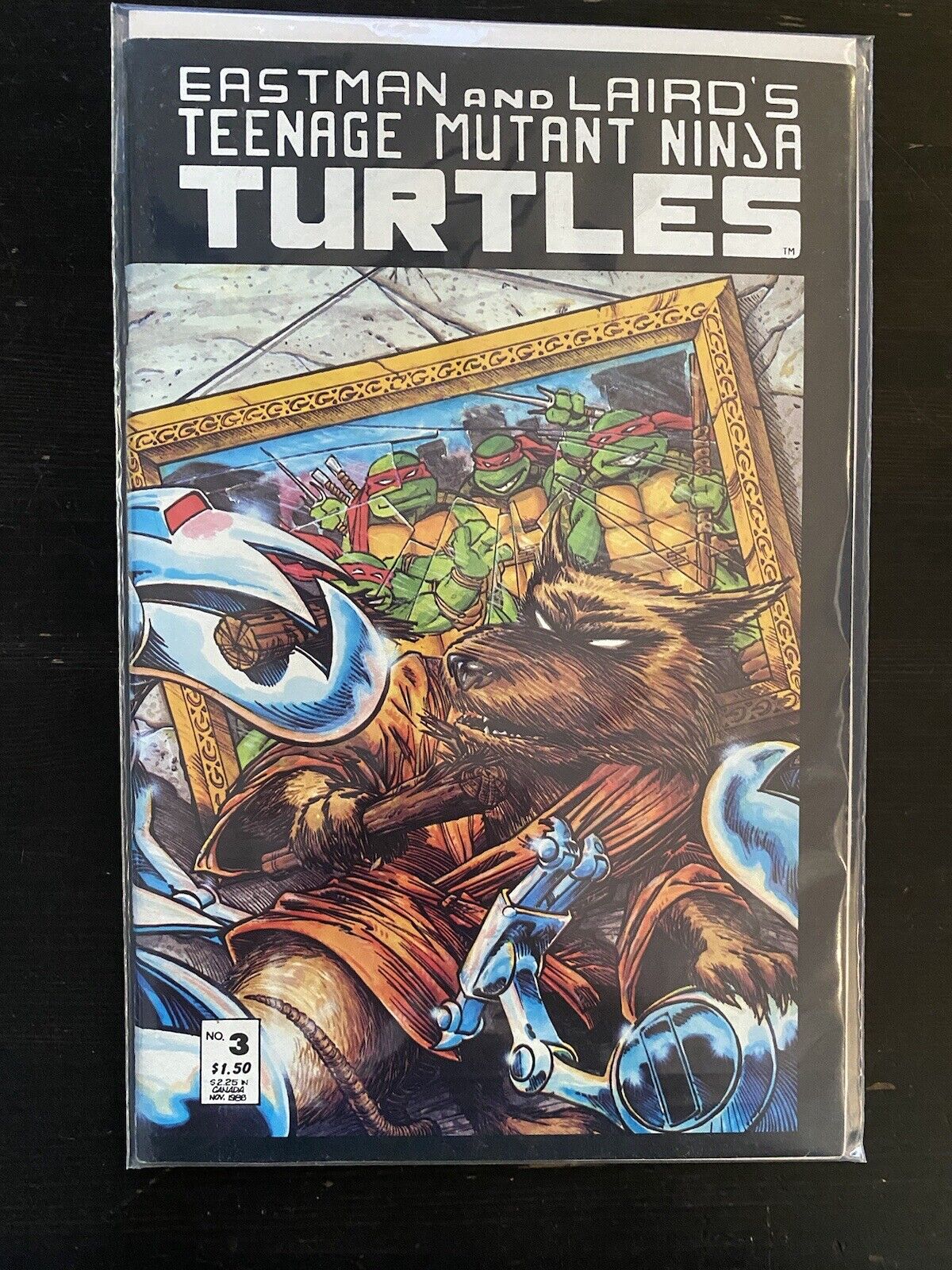 Eastman and Laird’s TMNT #3 RARE Second Printing 1988