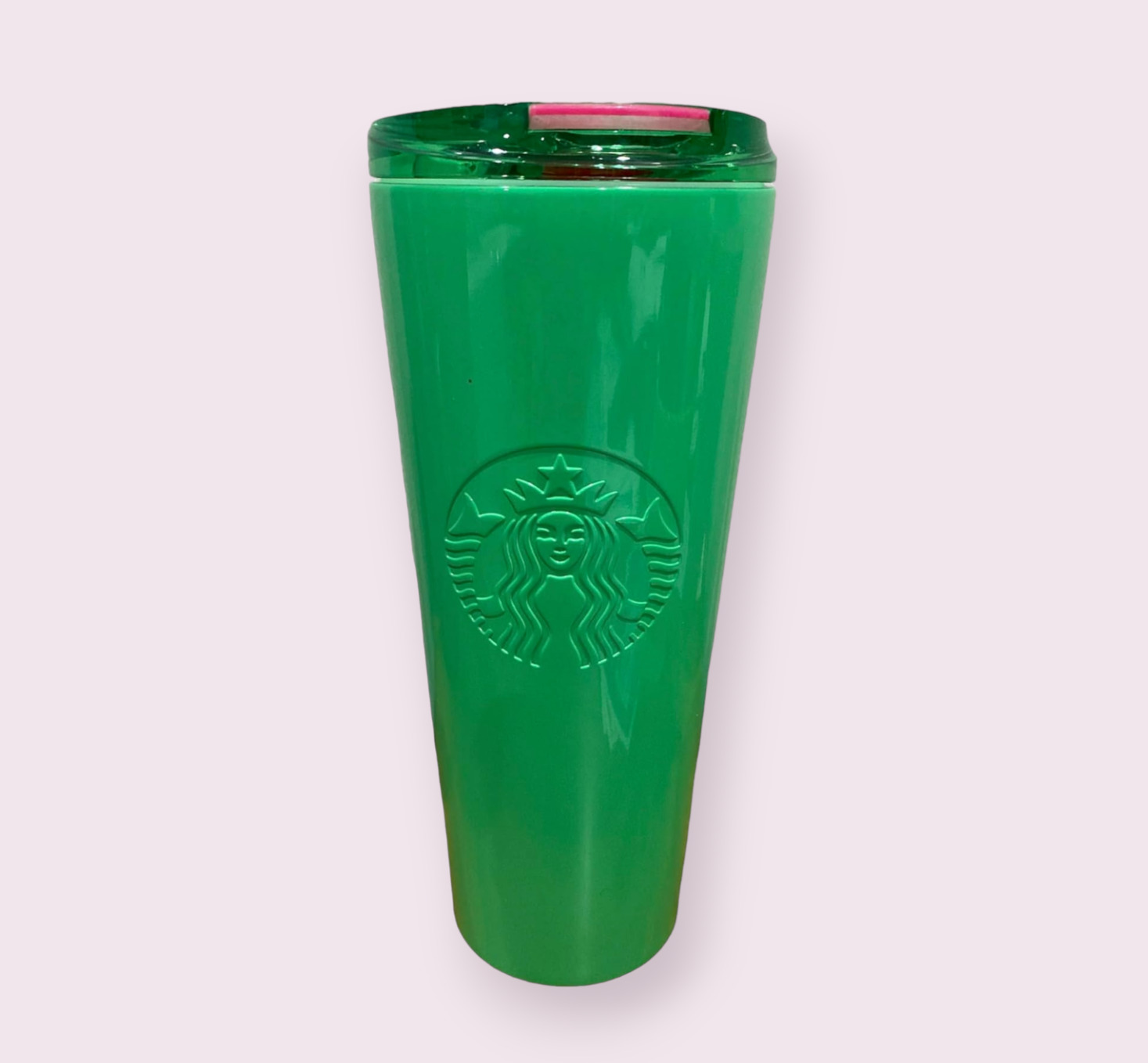 Starbucks Green St Patrick's Day Stainless Steel 24oz Metal Tumbler Cold Cup New