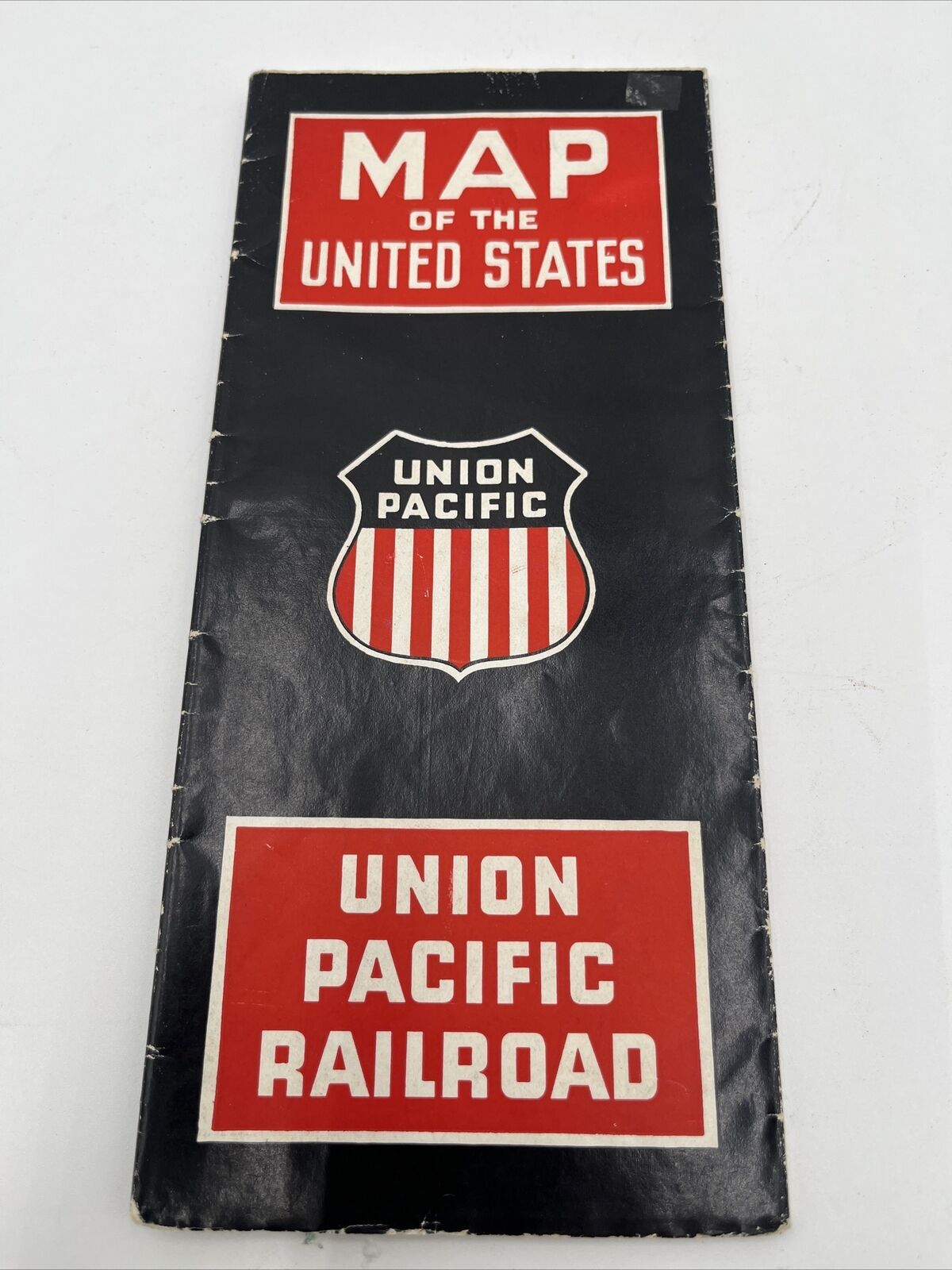 Vintage 1940\'s Union Pacific Railroad Brochure & Map Of The United States