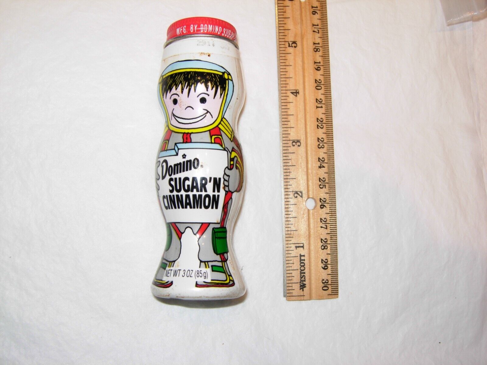 Domino Sugar\'N Cinnamon Empty Shaker Astronaut-Tate & Lyle North American Sugars