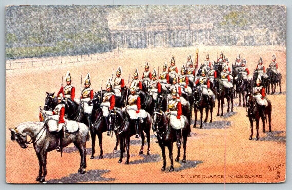 2nd Life Guards  King\'s Horse Guards  England  UK  Postcard
