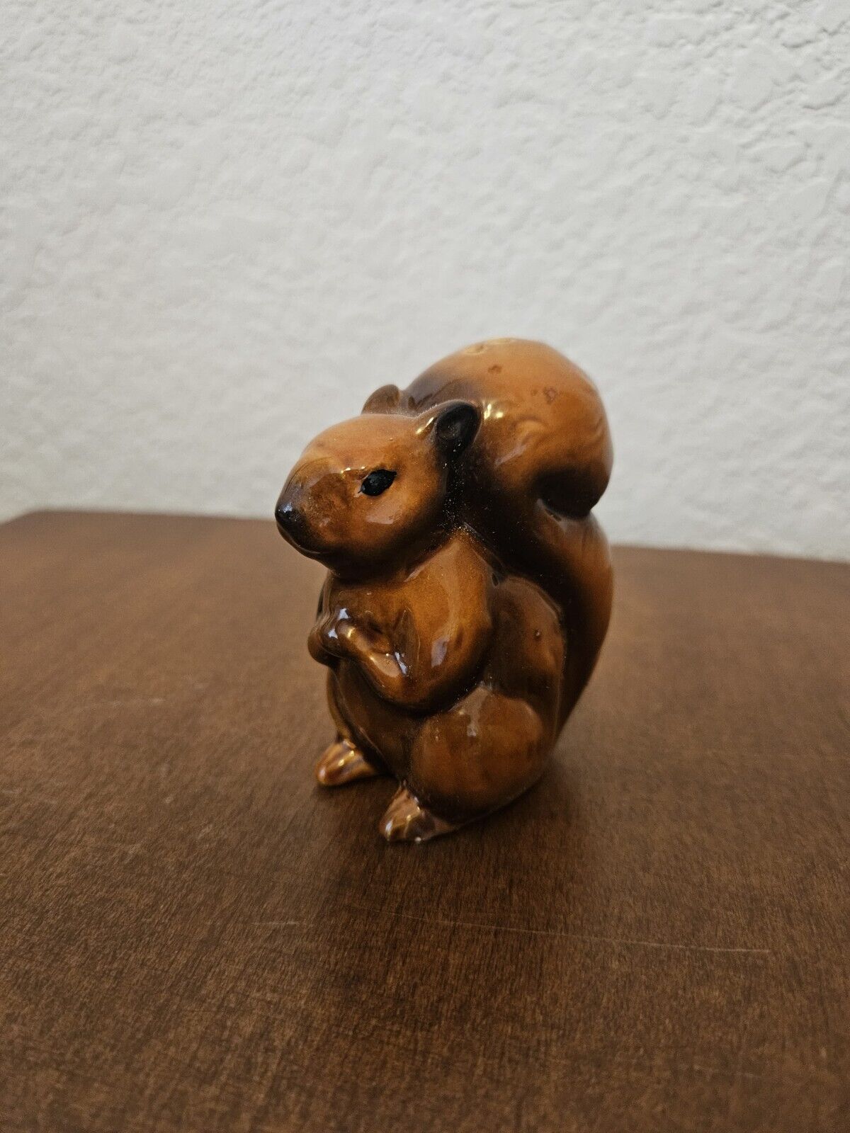 Vintage Ceramic Brown Squirrel Salt Shaker Fall Thanksgiving 