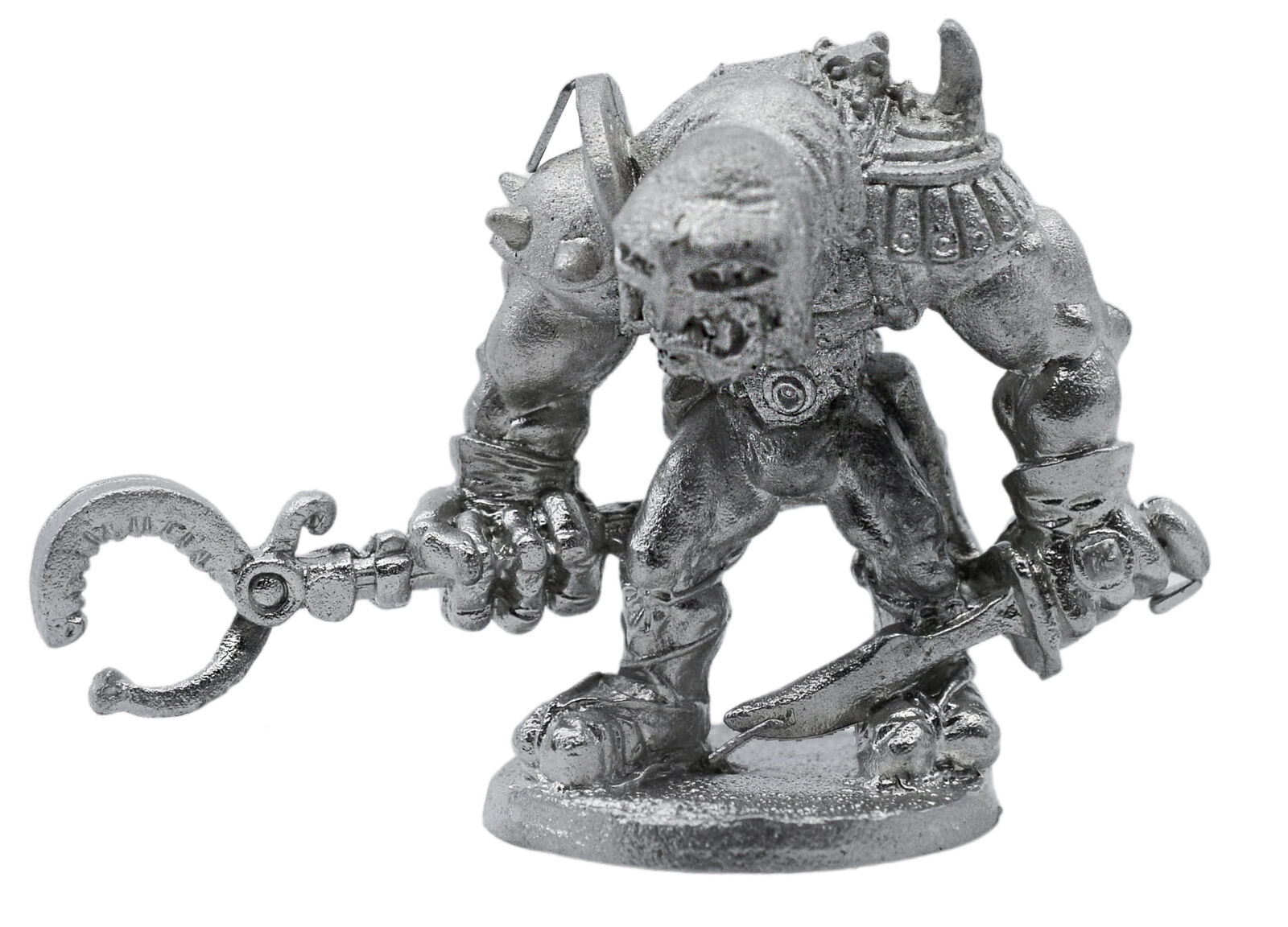 Orc Pain Master - 100% Lead-Free Pewter - Classic Fantasy Miniatures for 28mm